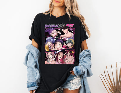 Saja Boys Shirt, Kpop Demon Hunters T Shirt, Retro Saja Boys Band Shirt, Demon Hunters Merch, Kpop Boy Band Shirt, Anime Graphic Tee