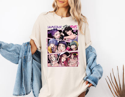 Saja Boys Shirt, Kpop Demon Hunters T Shirt, Retro Saja Boys Band Shirt, Demon Hunters Merch, Kpop Boy Band Shirt, Anime Graphic Tee