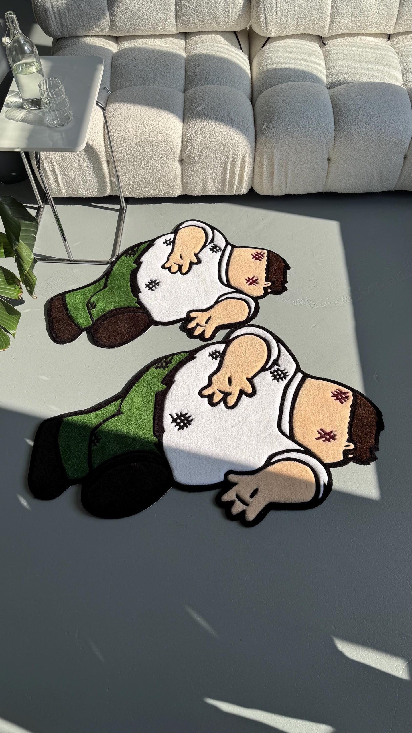 Custom Griffin Rug: Handmade Cartoon Tufted Carpet