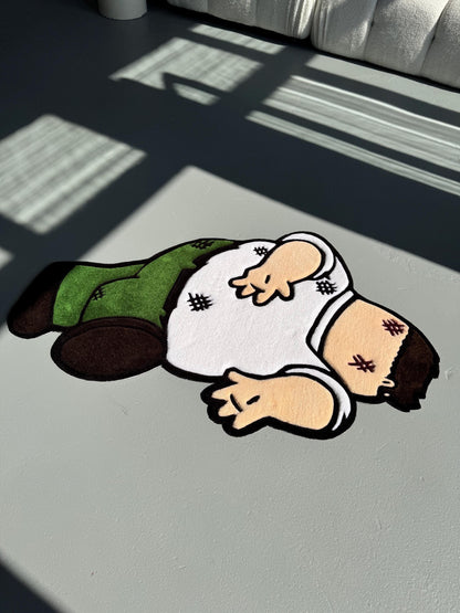 Custom Griffin Rug: Handmade Cartoon Tufted Carpet