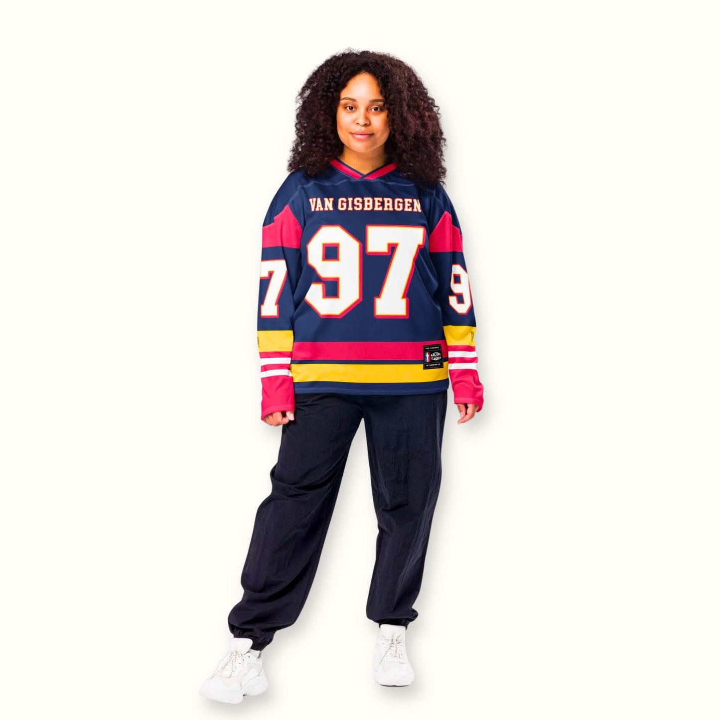 Racing #97 Inspired Oversized Unisex Hockey Jersey – Recycled Polyester Unisex Racing Top for Fans
