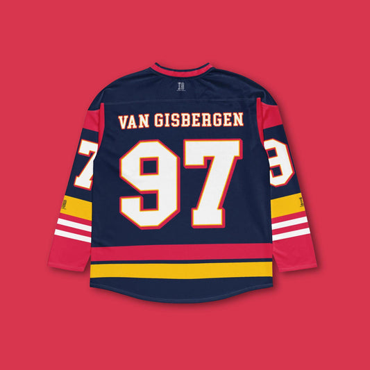Racing #97 Inspired Oversized Unisex Hockey Jersey – Recycled Polyester Unisex Racing Top for Fans