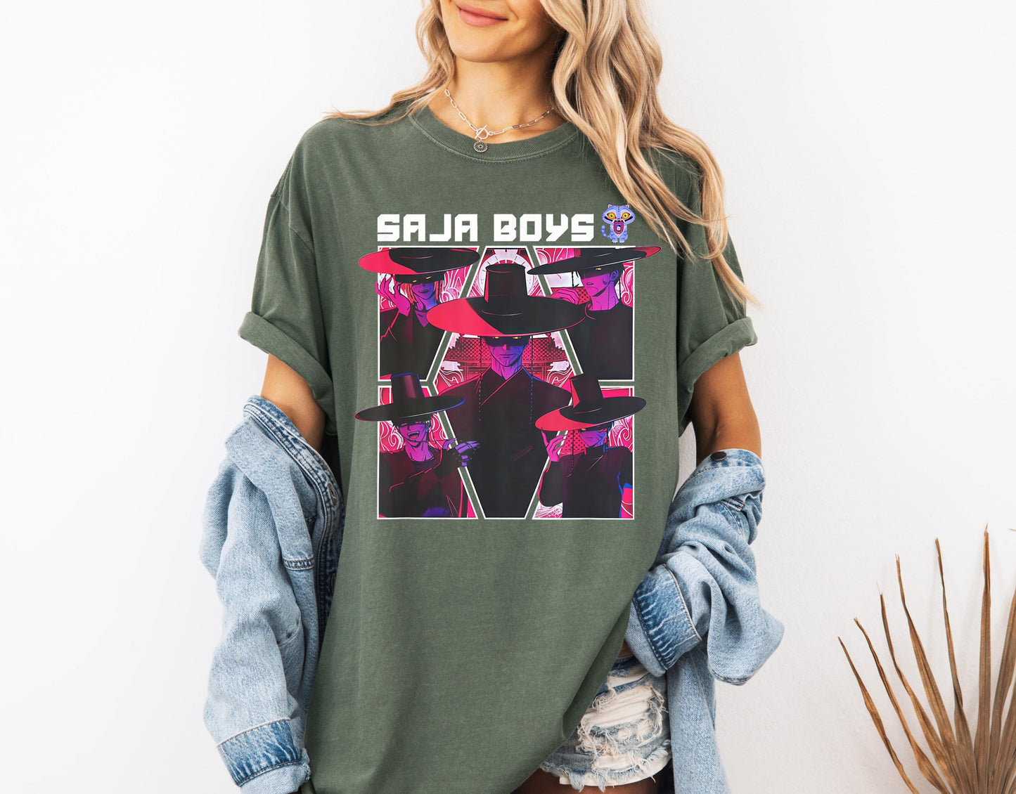 Saja Boys Boy Band Shirt, Kpop Demon Hunters Movie Shirt, Bootleg Retro Movie Shirt, Demon Hunters Merch Shirt, Kpop Saja Boys Shirt