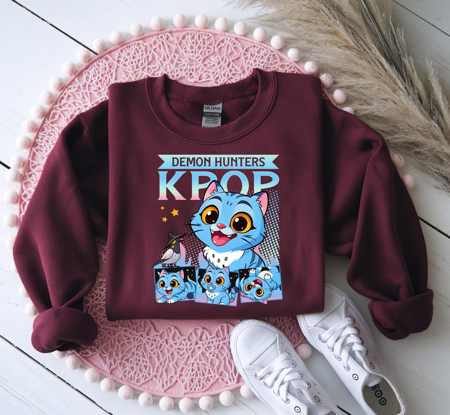 Kpop Demon Hunters Tiger Comfort Colors Shirt, Demon Hunter Tiger Tee, Kpop Huntrix Pin Shirt, Jinu Manga Shirt, Saja Girls Fan, Anime Shirt