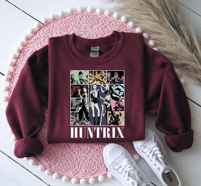 Kpop Demon Hunters Shirt, Huntrix Girl T-Shirt, Kpop idol group Shirt, Mira, Rumi, Joey Shirt,Demon Hunter Merch, Gift for Huntrix fan Shirt