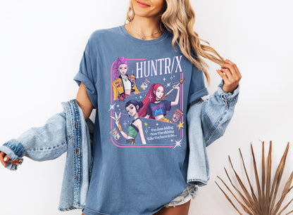 Kpop Demon Hunters Shirt, Huntrix Girl T-Shirt, Kpop idol group Shirt, Mira, Rumi, Joey Shirt,Demon Hunter Merch, Gift for Huntrix fan Shirt