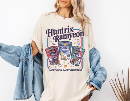 Kpop Demon Hunters Shirt, Huntrix Girl T-Shirt, Kpop idol group Shirt, Mira, Rumi, Joey Shirt,Demon Hunter Merch, Gift for Huntrix fan Shirt