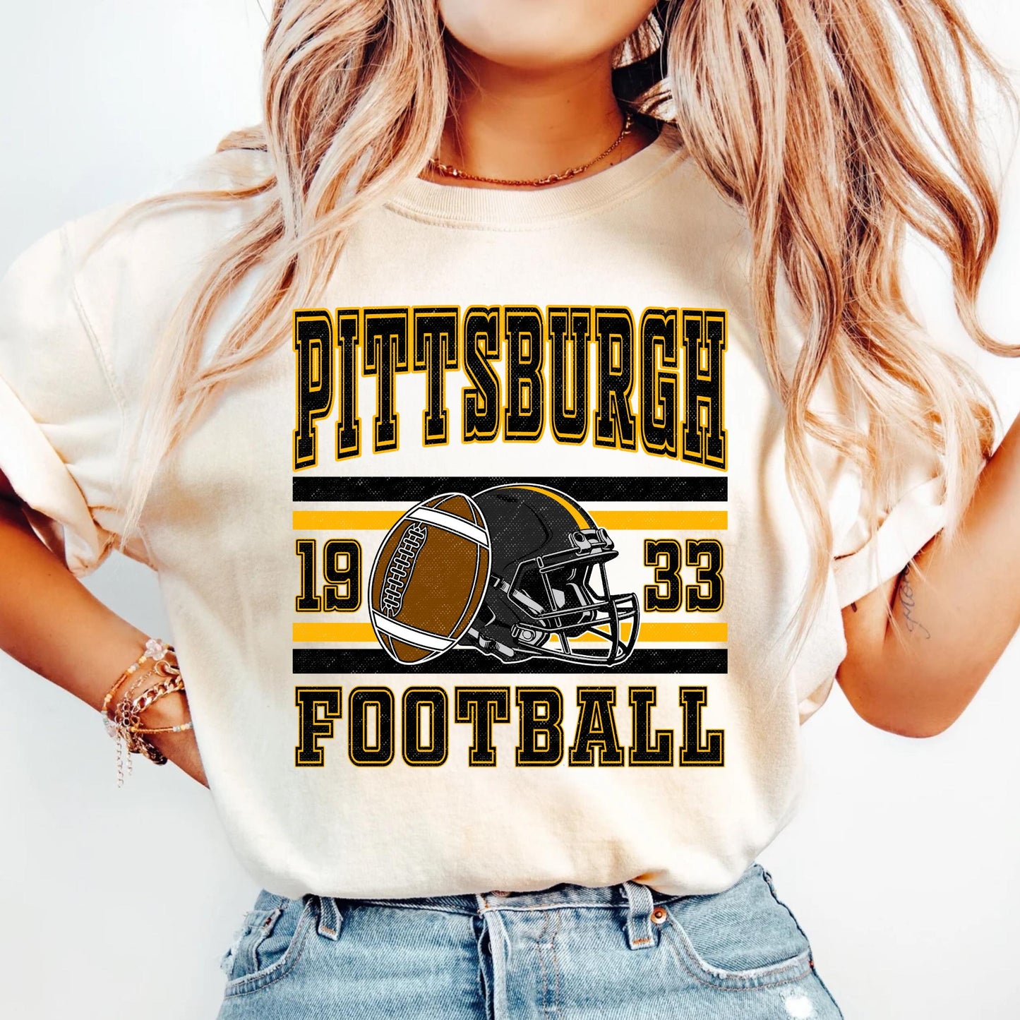 Pittsburgh Football Shirt, Vintage Pittsburgh Style 90s Sweatshirt, Graphic Tee Gift For Football Fan Sport, Game Day Shirt, Pittsburgh Fan