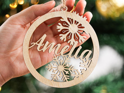 Personalized Christmas Tree Ornaments,Custom Christmas Ornaments with name,Christmas Baubles,Family Christmas Tree Decor,Christmas Gifts