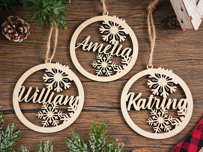 Personalized Christmas Tree Ornaments,Custom Christmas Ornaments with name,Christmas Baubles,Family Christmas Tree Decor,Christmas Gifts