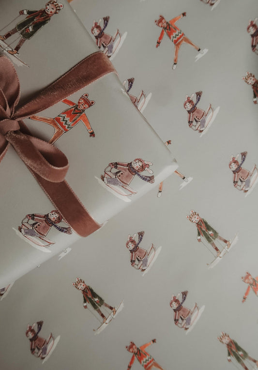 Winter Joys Wrapping paper, Christmas Gift Wrap, Christmas, Christmas Gift Warp, Xmas Wrapping paper, gift paper, for Christmas present