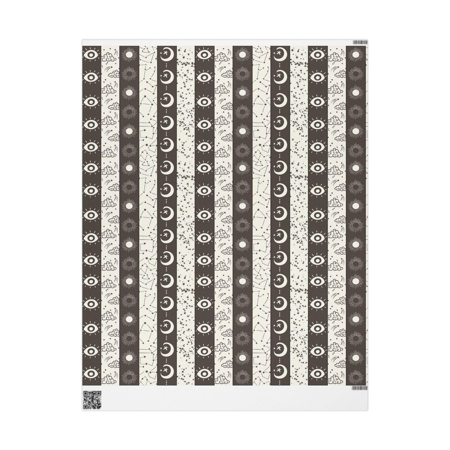 Spooky Halloween Dark Wrapping Paper Roll, Witchy Goth Gift Wrap, Custom Trick or Treat Packaging for October Gifts