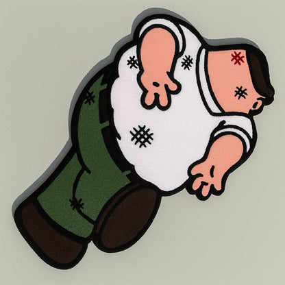 Griffin rug, griffin,Griffin smashed rug,family guy custom rug,fluffy rug, custom rug,stewie griffin rug,Family Guy Carpet,Funny Cartoon Dog