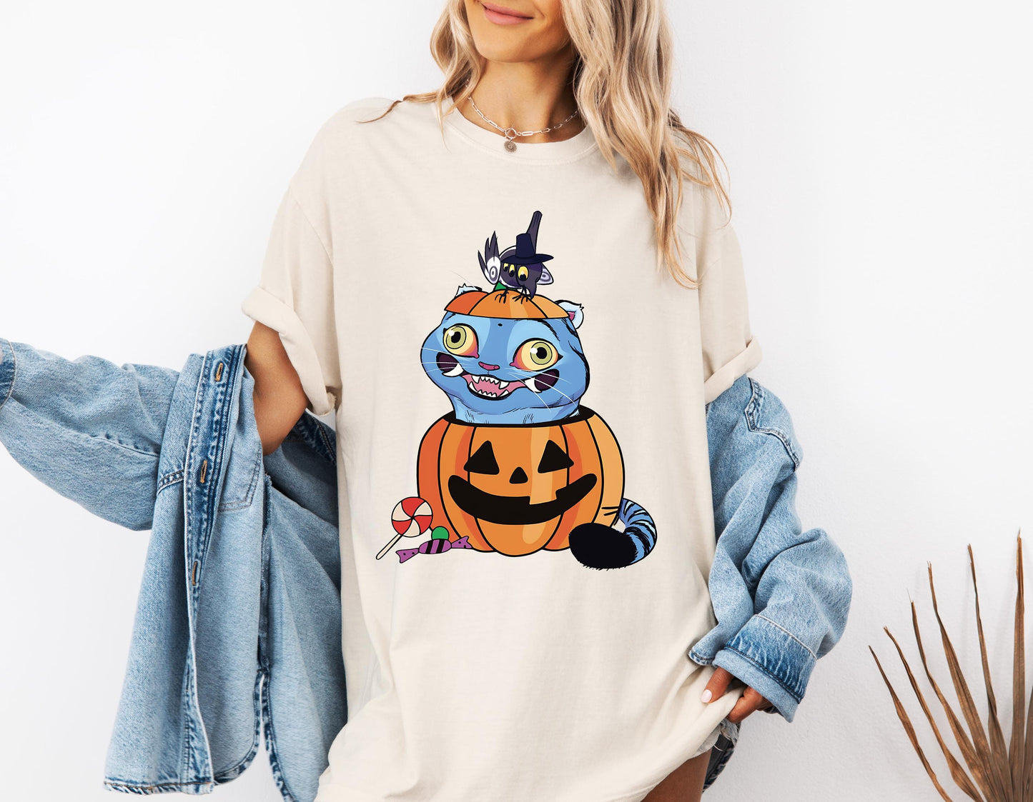 Halloween Kpop Demon Hunters Tiger Shirt, Demon Hunter Tiger Tee, Kpop Huntrix Pin Shirt, Jinu Manga Shirt, Saja Girls Fan, Anime Shirt