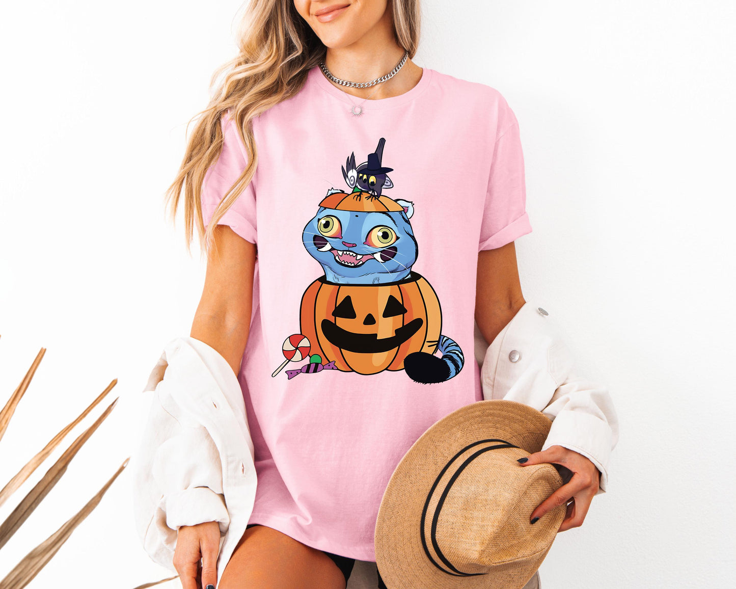 Halloween Kpop Demon Hunters Tiger Shirt, Demon Hunter Tiger Tee, Kpop Huntrix Pin Shirt, Jinu Manga Shirt, Saja Girls Fan, Anime Shirt
