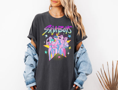 Saja Boys Boy Band Shirt, Kpop Demon Hunters Movie Shirt, Bootleg Retro Movie Shirt, Demon Hunters Merch Shirt, Kpop Saja Boys Shirt
