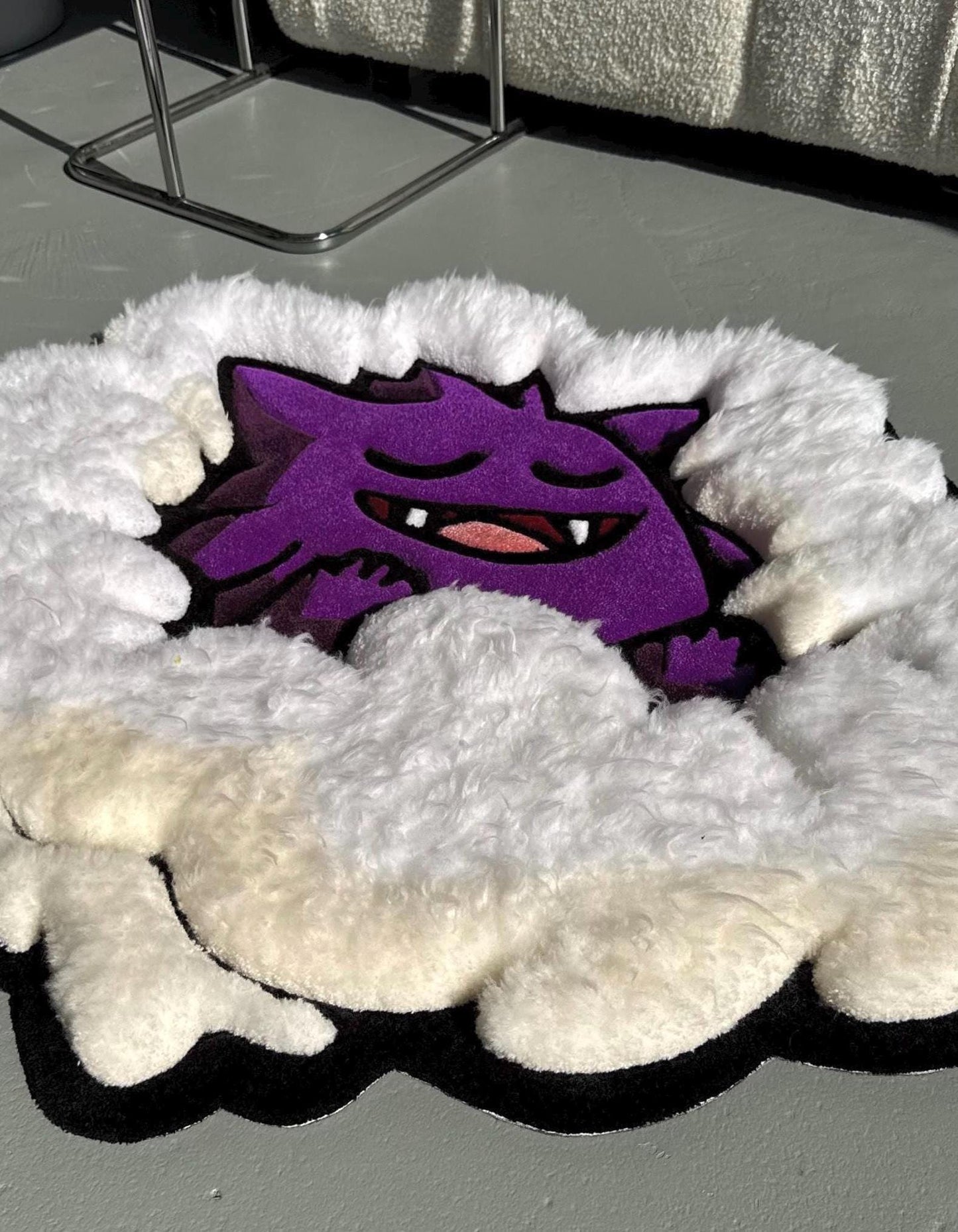 3D Tufted Cartoon Rug: Fluffy Clouds, Handmade Kids Decor