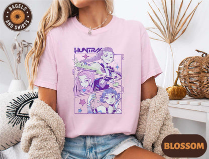 K-Pop Demon Hunters Shirt, Huntrix T-shirt, Demon Hunter Merch Sweatshirt, Anime K-Pop Movie Shirt, Demon Hunters Fan Tee, K-pop Lover Gift