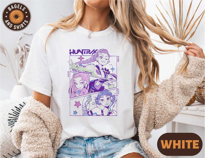 K-Pop Demon Hunters Shirt, Huntrix T-shirt, Demon Hunter Merch Sweatshirt, Anime K-Pop Movie Shirt, Demon Hunters Fan Tee, K-pop Lover Gift