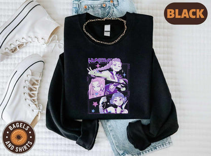K-Pop Demon Hunters Shirt, Huntrix T-shirt, Demon Hunter Merch Sweatshirt, Anime K-Pop Movie Shirt, Demon Hunters Fan Tee, K-pop Lover Gift