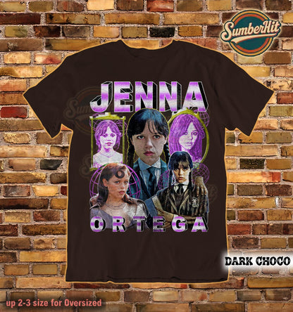 Jenna Ortega Bootleg Graphic Tee Shirt, Halloween T-Shirt