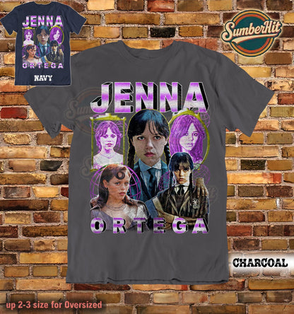 Jenna Ortega Bootleg Graphic Tee Shirt, Halloween T-Shirt