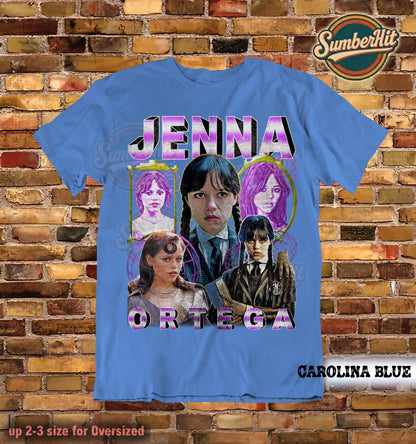 Jenna Ortega Bootleg Graphic Tee Shirt, Halloween T-Shirt