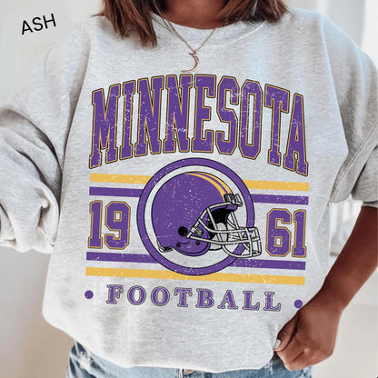 Vintage Minnesota Football Sweatshirt, Retro Sports Fan Shirt, Trendy Game Day Gift Tee, Minnesota Mascot Sweatshirt, Minnesota Football Fan