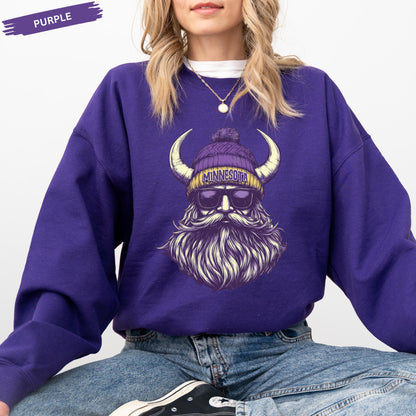 Minnesota Football Retro 90s Style Sweatshirt, Minnesota Football Shirt, Sunday Football Shirt, Minnesota Crewneck Sweatshirt, Game Day