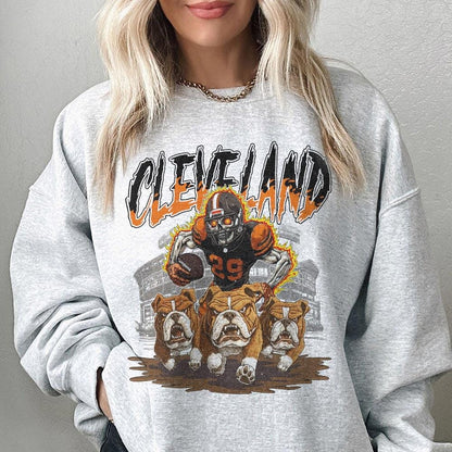 Cleveland Football Skull Vintage Shirt