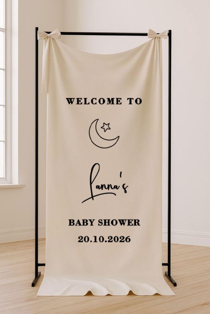 Custom Baby Shower Sign, Custom Baby Shower Welcome Sign, Editable Printable Baby Shower Party Decoration, Custom Baby Shower Decor