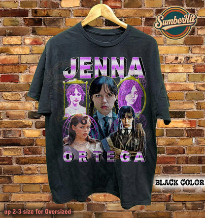 Jenna Ortega Bootleg Graphic Tee Shirt, Halloween T-Shirt