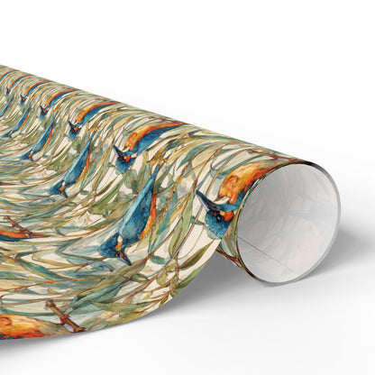 Songbird Wrapping Paper Roll, Birdwatching Gift Wrap for Nature Fans and Garden Bird Enthusiasts #35