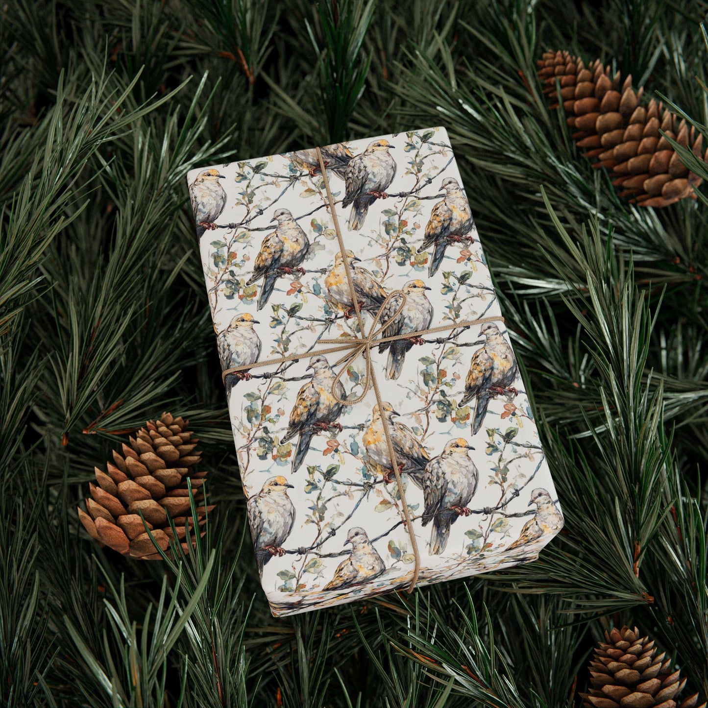 Bird Lover’s Wrapping Paper Roll, Wildlife Watching Gift Wrap for Nature Enthusiasts and Forest Fans #25