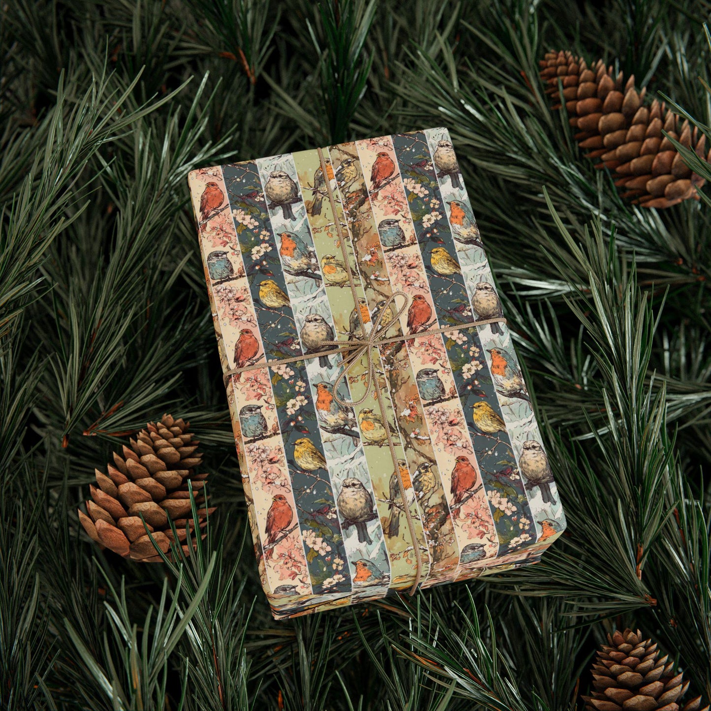 Birdwatcher Gift Wrap Roll, Nature-Inspired Wrapping Paper for Outdoor Enthusiasts and Bird Fans #19