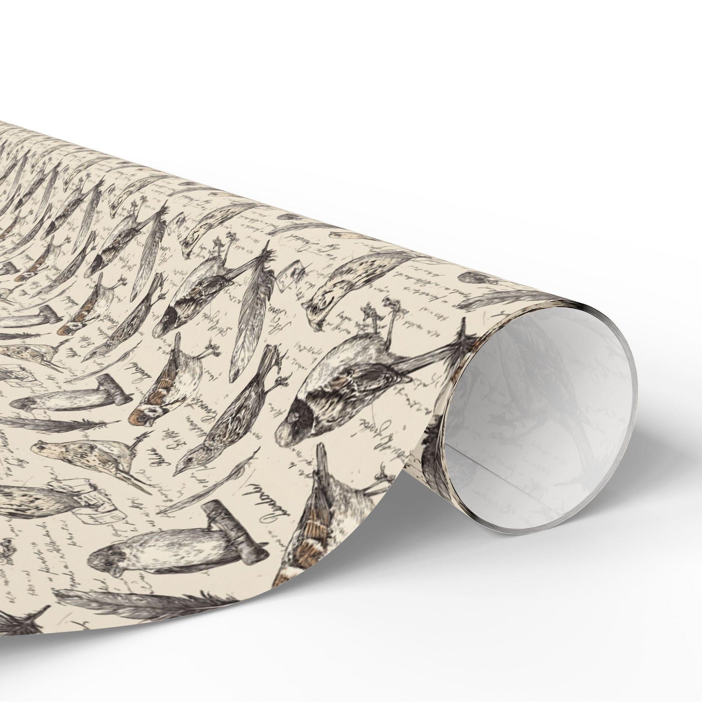 Birding Gift Wrap Paper for Bird Watchers and Nature Fans, Wildlife Wrapping Paper with Birds and Trees, Gift Packaging for Birders #7