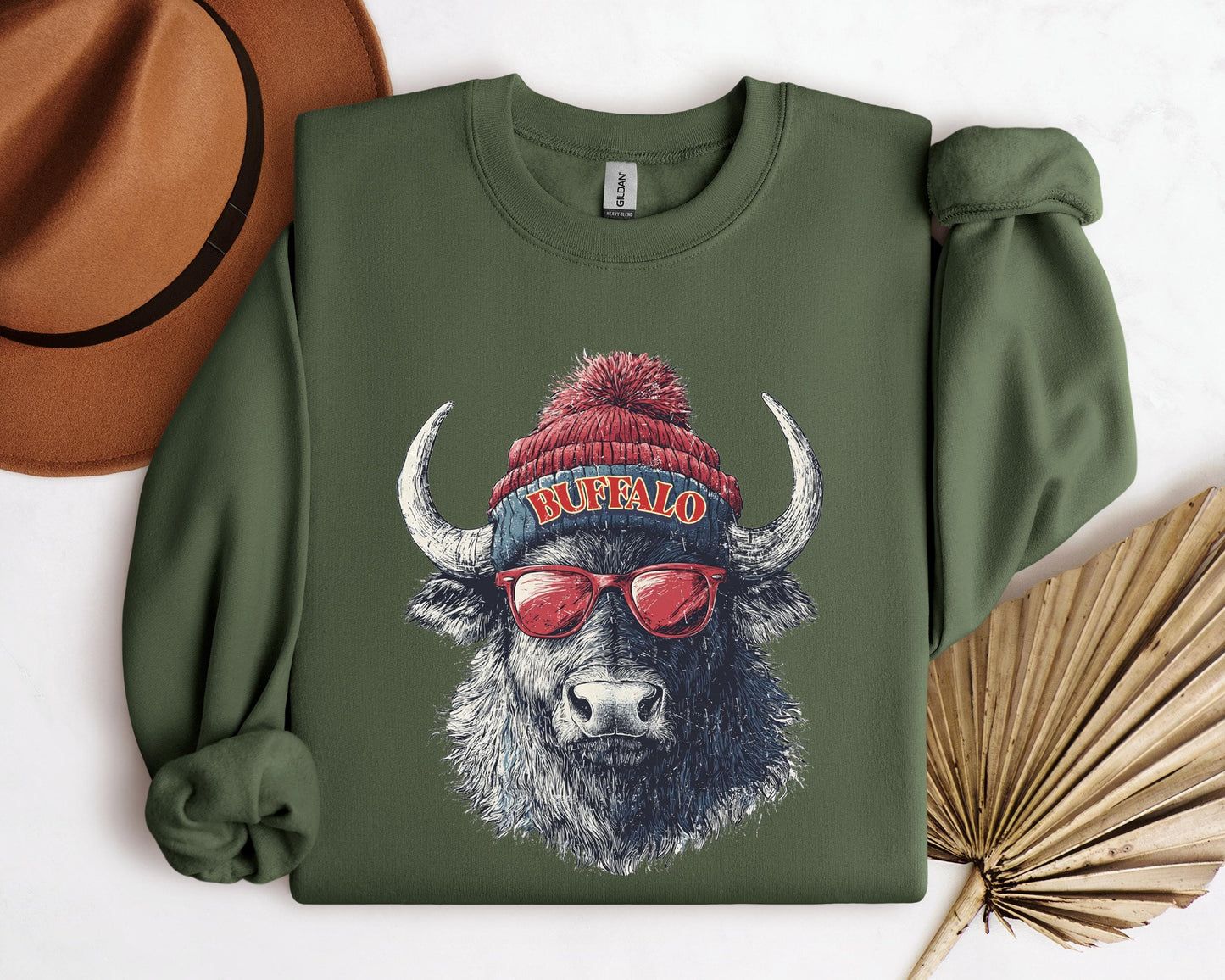 Buffalo Football Graphic Sweatshirt, Vintage Buffalo Football Shirt, Buffalo Shirt, Football Shirt, Buffalo Fans Gift Tee