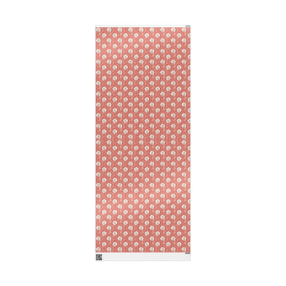 Baptism Wrapping Paper Christian Theme | Watercolor Coquette Style Gift Wrap for Girls | Christening Present Paper #3