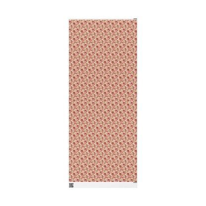 Coquette Baptism Wrapping Paper Christian Watercolor Design | Elegant Baby Girl Gift Wrap for Christening or Dedication #4