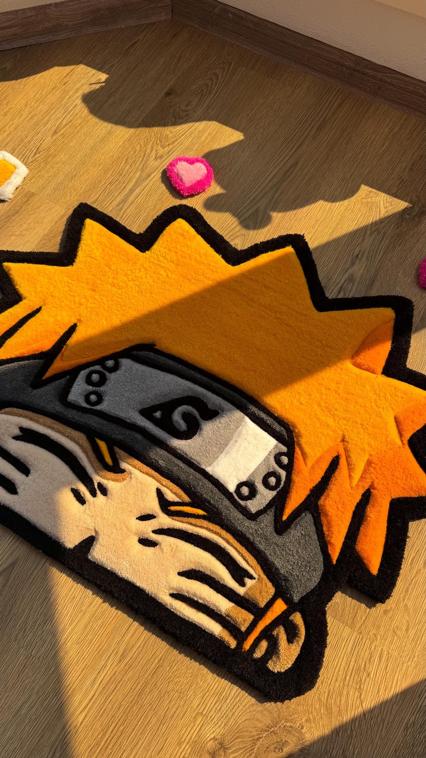 Anime Head Tufted Rug – Soft 3D Handmade Rug, Cute Carpet, Kawaii Girl Room Decor, Unique Gift for Her or Bedroom Mat