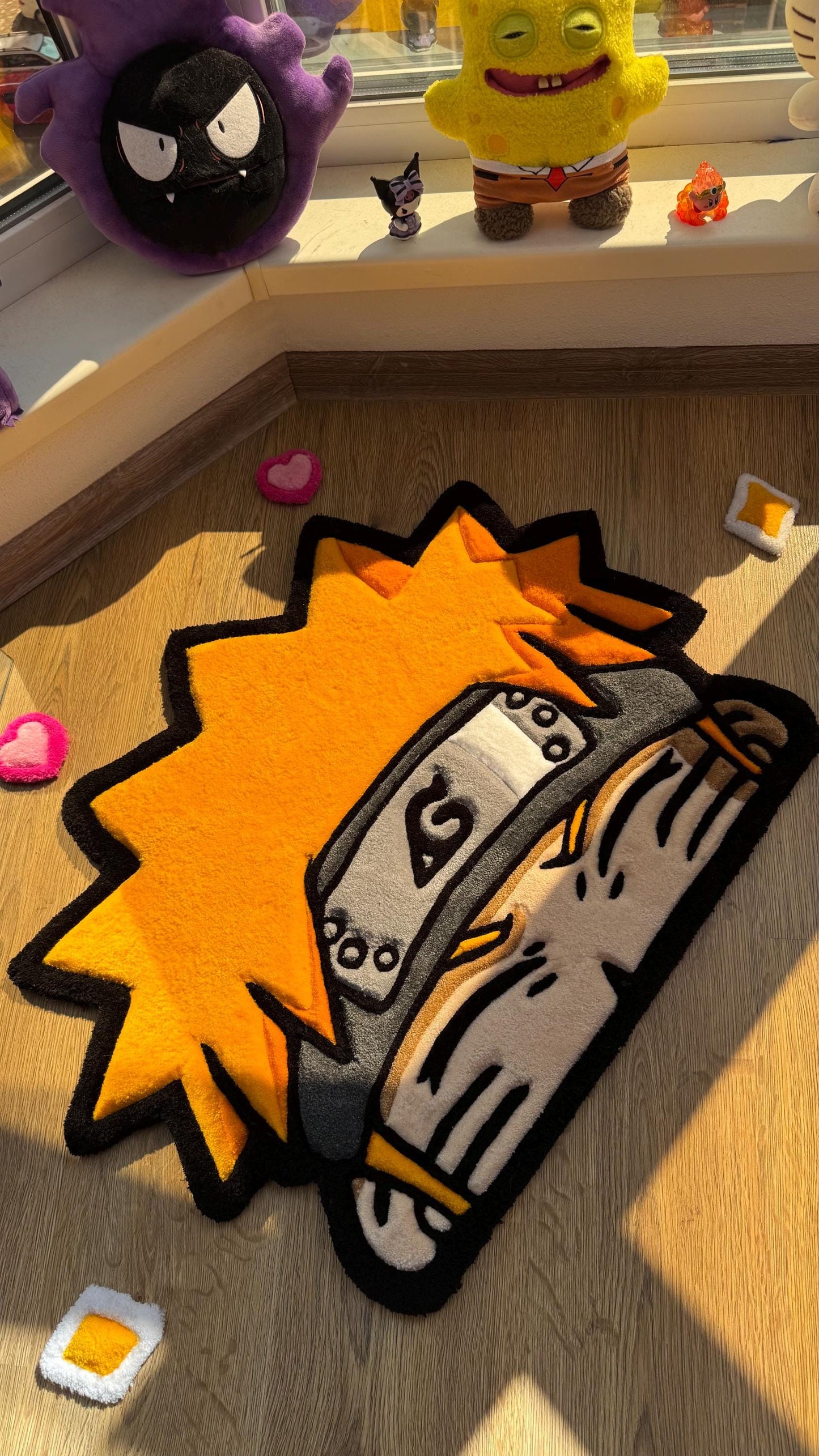 Anime Head Tufted Rug – Soft 3D Handmade Rug, Cute Carpet, Kawaii Girl Room Decor, Unique Gift for Her or Bedroom Mat