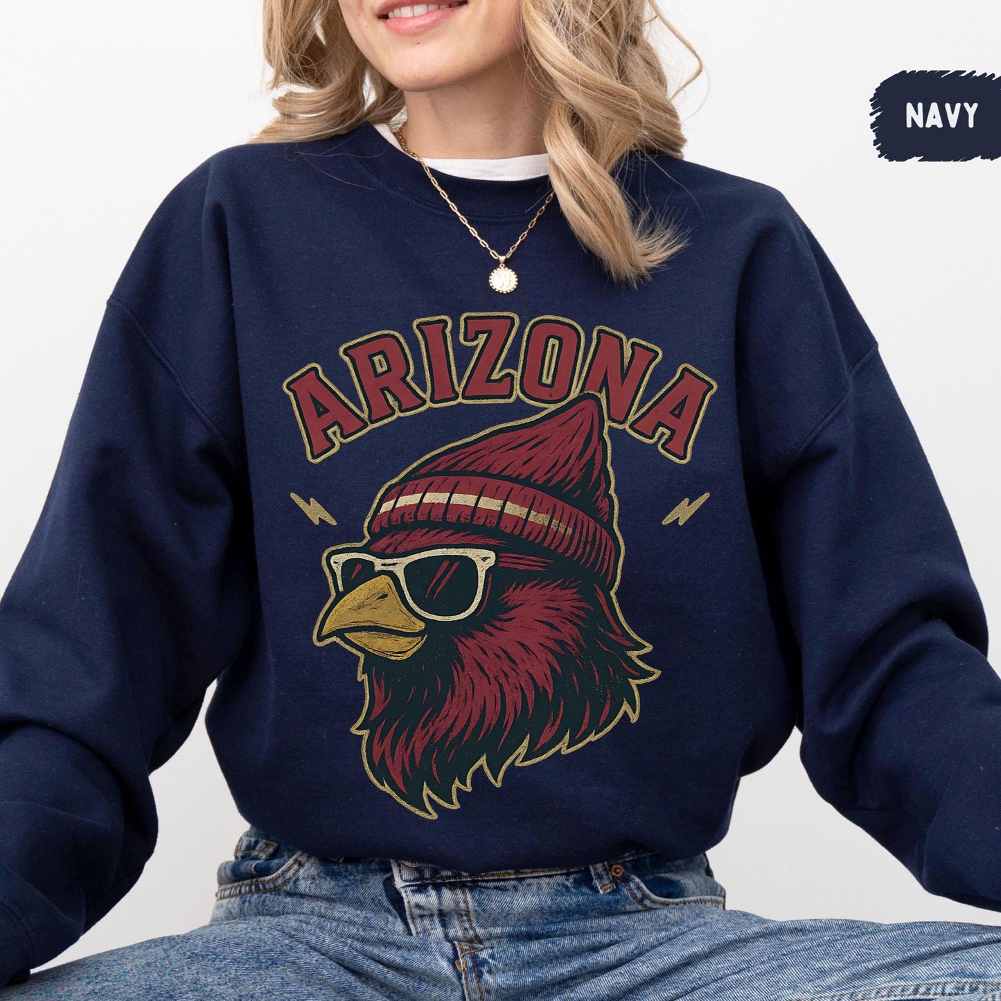 Arizona Football Sweatshirt, Retro Sports Fan Shirt, Game Day Gift Tee, Arizona Mascot Sweatshirt, Arizona Football Fan, Arizona Team Shirt