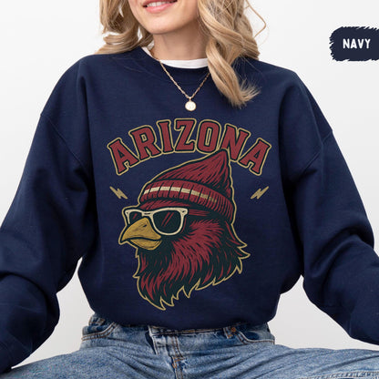 Arizona Football Sweatshirt, Retro Sports Fan Shirt, Game Day Gift Tee, Arizona Mascot Sweatshirt, Arizona Football Fan, Arizona Team Shirt