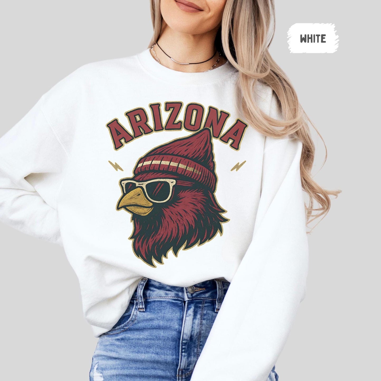 Arizona Football Sweatshirt, Retro Sports Fan Shirt, Game Day Gift Tee, Arizona Mascot Sweatshirt, Arizona Football Fan, Arizona Team Shirt