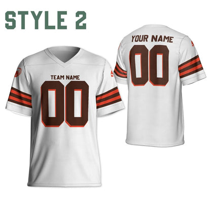 Personalized Team Brown Football Jersey Collection, Shirt For Adult Kid, Custom Football Jersey shirt , Game Day Outfit