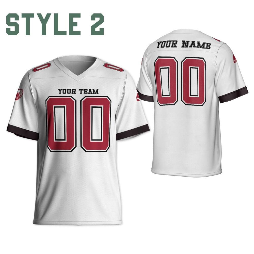 Personalized Team Buccaneer Football Jersey Collection, Sleeves V-Neck Shirt, Shirt For Adult Kid,Custom Mesh Football Jersey Shirt