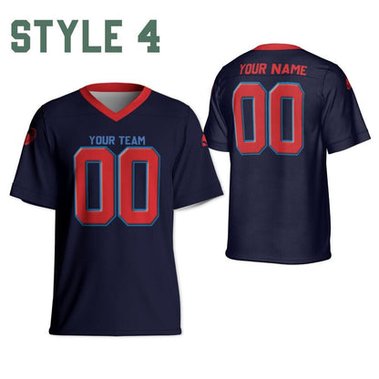 Personalized Name & Number Football jersey, Custom Team Texan Football Jersey Collection, Gameday Games, Gift for him