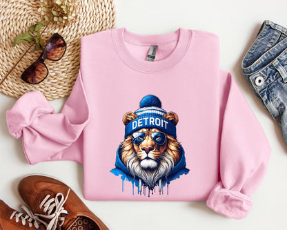 Detroit Football Sweatshirt And Hoodie, Detroit Football Sports Gear,  Detroit Game Day Shirt, Detroit Football Varsity Shirt