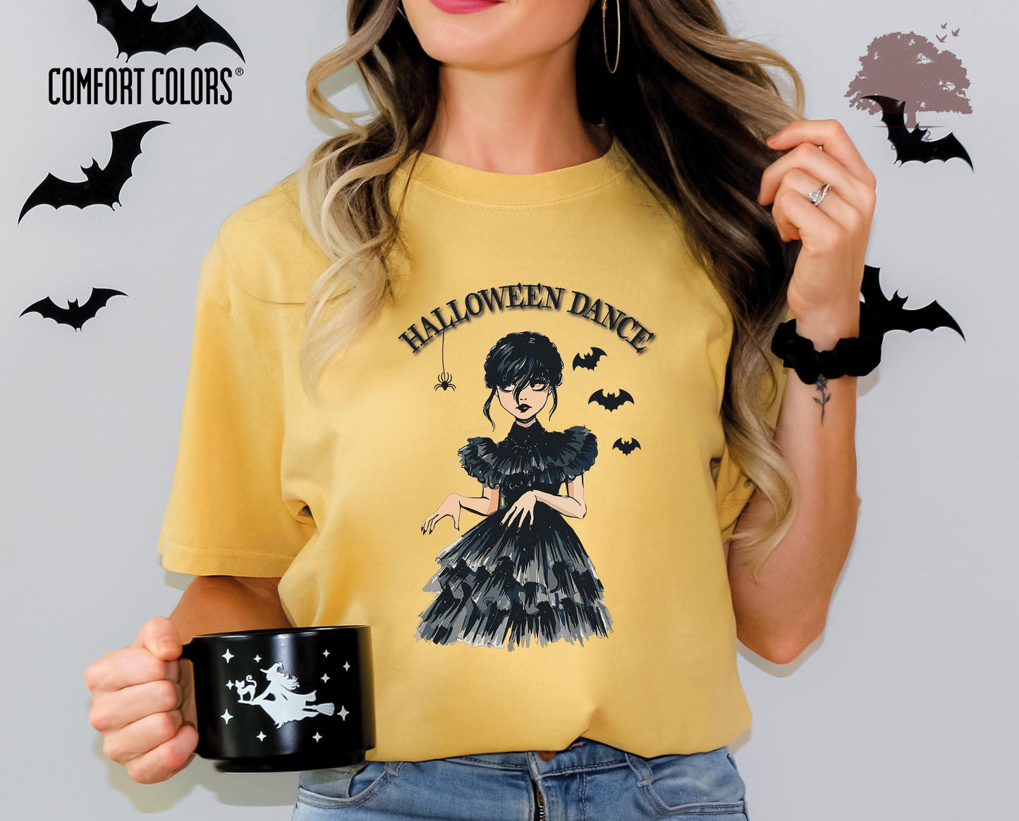 Comfort Colors Halloween Shirt: Goth Dancing Queen T shirt