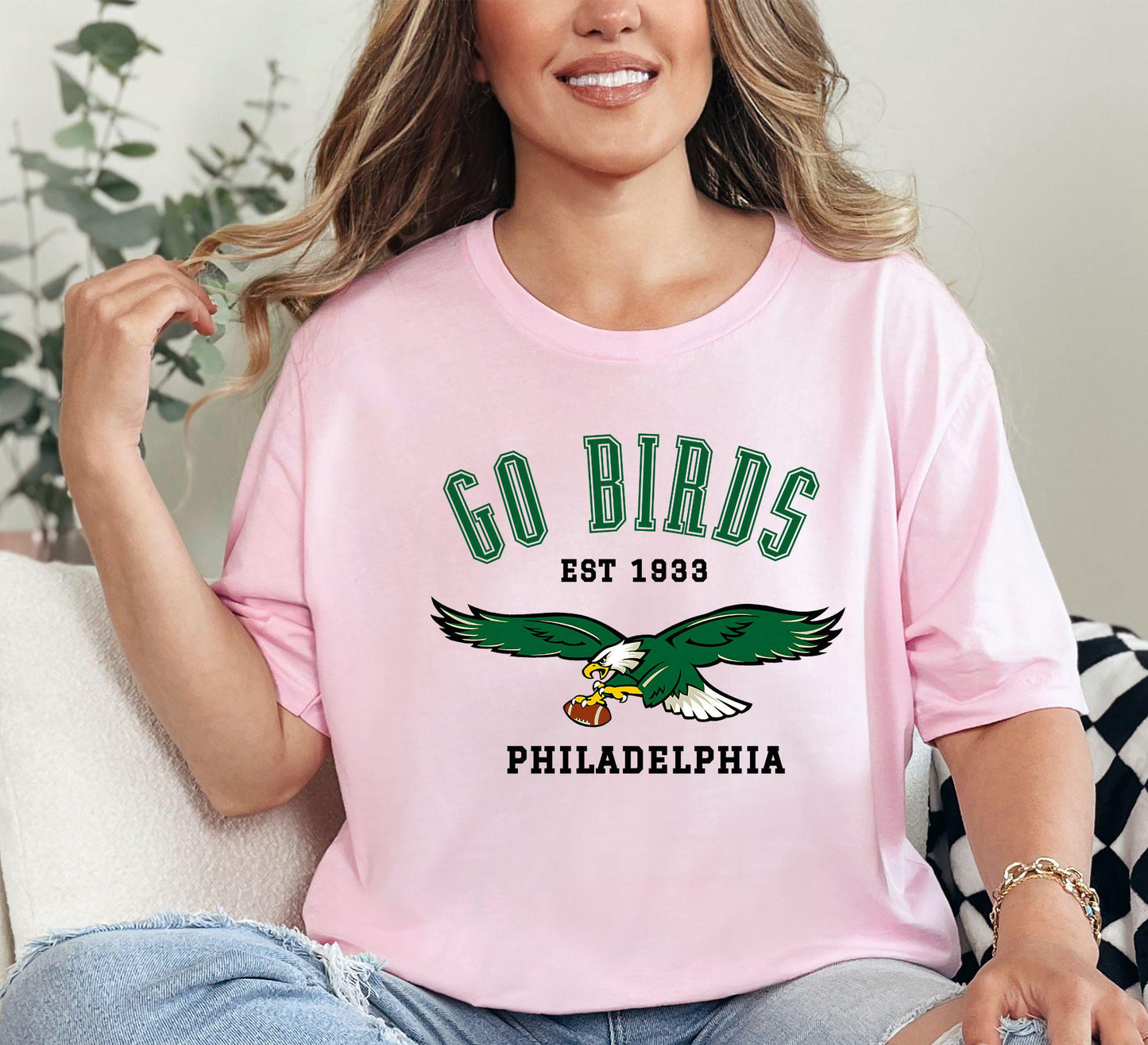 Graphic Philadelphia Mascot Football Sweatshirt, Game Day Gift Shirt, Philadelphia Football Fan Tee, Retro Philadelphia, Sport Mascot Gifts